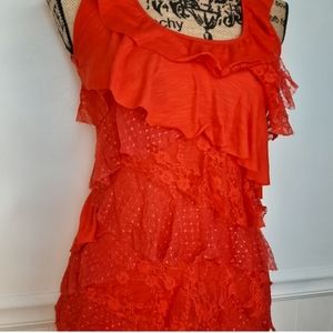 ❤️🎀 Deb · Layered Ribbon Tank · Size S